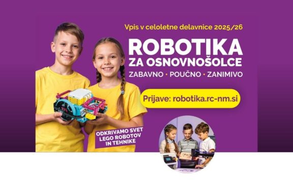 Celoletne delavnice robotike 2025/26 – prijave so odprte
