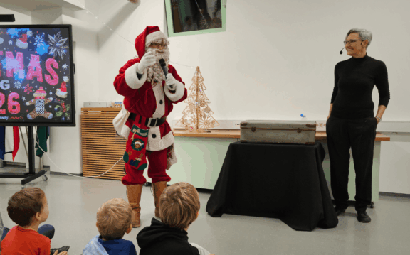 Božiček in stand-up Lucije Ćirović navdušila otroke
