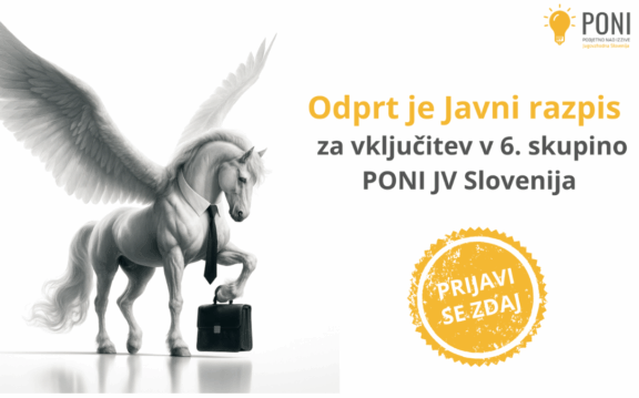 Javni razpis za vključitev v projekt PONI JV SLOVENIJA 6. SKUPINA